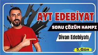 DİVAN EDEBİYATI SORU ÇÖZÜMÜ Divan Sanatçıları  AYT Edebiyat Soru Çözüm Kampı 5Gün  Deniz Hoca [upl. by Aihseuqal360]