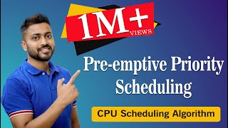 L28 Preemptive Priority Scheduling Algorithm with Example  Operating System [upl. by Athalla]