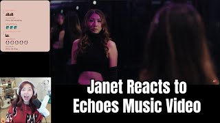 Janet Reacts to Echoes Official Music Video by Valkyrae Fuslie amp Ylona Garcia 🎵 [upl. by Dee]