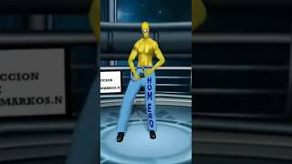 Homer Simpson dancing Hip Hop 😳 shorts homersimpson thesimpsons dancing animation 3danimation [upl. by Suolhcin250]