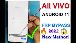 Bypass Google Account All Vivo Devices Android 11 QuickShortcutMaker APK  New method Without Pc [upl. by Murage343]