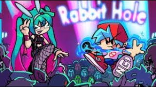 Rabbit Hole with Hatsune Miku FNF [upl. by Narot175]