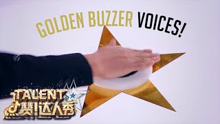 These Voices Are Money All Golden Buzzer Singers  Chinas Got Talent 中国达人秀 [upl. by Ellon]