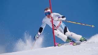 FinnChristian Jagge Olympic slalom gold Albertville 1992 [upl. by Neehsar]