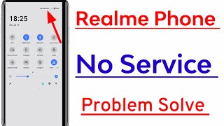 Realme Mobile Sim Card No Service Problem Solve [upl. by Ailime242]