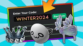 6 NEW CODES ALL 2024 Roblox Promo Codes For ROBLOX FREE Items and FREE Hats UPDATED [upl. by Yorker]