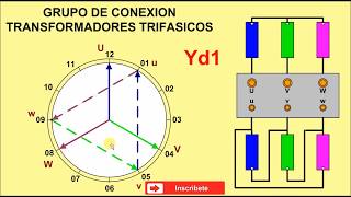 Grupo de Conexion de Transformadores Yd1 [upl. by Guidotti677]