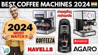 Top 5 Best Coffee Machine 2024 in India  Best coffee machine for home 2024  Best coffee machine [upl. by Swinton504]