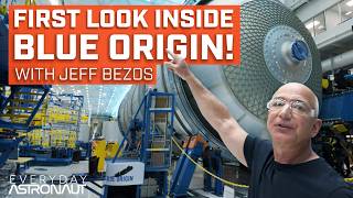 First Look Inside Blue Origins New Glenn Factory w Jeff Bezos [upl. by Aicemat]