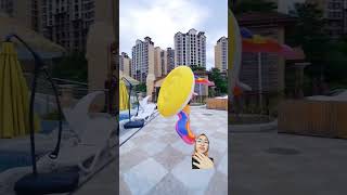 balon unikon kesukaan aku shorts waterpark travel pool cute funny [upl. by Nilek]