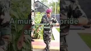 M s dhoni reaches to meet his soldiers A moment of pride and honor shorts🪖✅youtube [upl. by Jacobo]