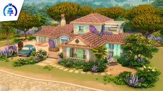 Colorful Tartosa Family Home  The Sims 4 Speed Build [upl. by Nhtanhoj]