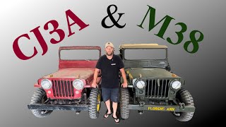 Comparison of Jeep CJ3A amp M38 [upl. by Brieta]