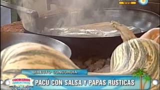 Pacú con salsa y papas rústicas [upl. by Gnus]