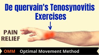 De quervains Tenosynovitis  Relieve wrist amp thumb pain [upl. by Bussy]