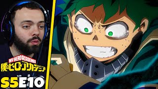 DEKU LOSES CONTROL  My Hero Academia 5x10 REACTION [upl. by Russi]