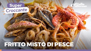 FRITTO MISTO 🐟🦑🦐 – Il SECONDO di PESCE più amato di sempre direttamente a casa RICETTA PERFETTA 😋 [upl. by Tyika132]