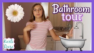 MY BATHROOM TOUR  KARLI REESE [upl. by Jemie715]