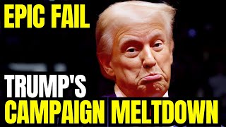 Trumps Desperate Spin Trump Campaigns Meltdown After Embarrassing Hate Rally [upl. by Lebisor]