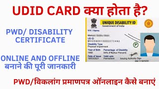 UDID Card Kya Hai UDID Card Explained Benefits amp Limitations  Complete Information on UDID Card [upl. by Dehsar]