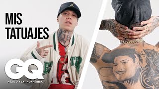 Santa Fe Klan nos explica el significado de sus tatuajes  Tattoo Tour  GQ México y Latinoamérica [upl. by Labaw]