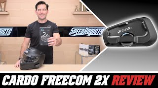 Cardo Freecom 2X Bluetooth Headset Review at SpeedAddictscom [upl. by Alvy]