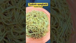 turkishfood turkish spaghetti spaghettirecipe makarna shorts viral viralshorts shortsvideo [upl. by Esinal]