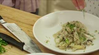 Risotto met asperges venkel en tong  De Keuken van Sofie  VTM Koken [upl. by Angadreme]