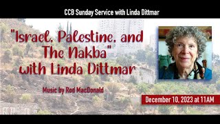 Israel Palestine and the Nakba with IsraeliAmerican author Linda Dittmar [upl. by Nomma]