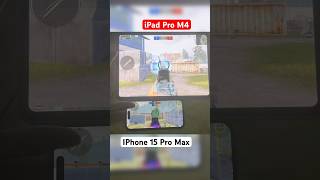 iPhone 15 Pro Max vs New ipad pro m4 pubg test l PUBGBGMI 90FPS GAMING TEST viral pubg shorts 1 [upl. by Eveineg]