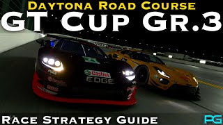 Gran Turismo 7  GT Cup Gr3  Daytona Road Course Race Strategy Guide  UPDATE 152 [upl. by Epolenep]