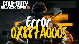 Call of Duty Black Ops 6  Error 0X887A0005 PC  DirectX crashing 🔥 [upl. by Akenahc]