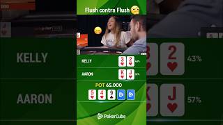 Flush 🆚Flush pokerbrasil poker casino pokerplayer poquer pokertime shorts pokerfun fyp [upl. by Hobbie]