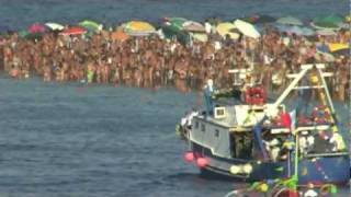 Processione della quot Madonna a mare quot di Soverato [upl. by Belia]