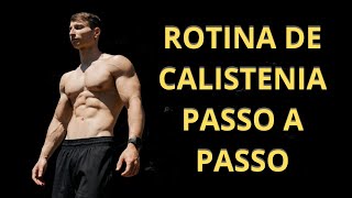 Calistenia Para Iniciantes  Rotina De Corpo Inteiro passo a passo [upl. by Inahpit]