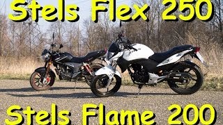 Обзор и тестдрайв китайских мотоциклов Stels Flex 250 и Stels Flame 200 Moto Life [upl. by Tserrof509]