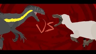 Utahraptor vs Indoraptor [upl. by Ebsen]