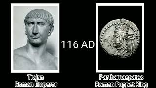 Timeline of Roman Emperors amp Parthian Kings 27 BC  224 AD [upl. by Aenaj59]