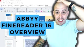 Abbyy Finereader 16  Overview of OCR Editor [upl. by Ylsel]