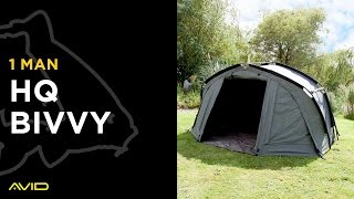 Avid Carp HQ 1 Man Bivvy [upl. by Groves]