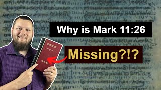 Why is Mark 1126 MISSING from my Bible And other topics TextualCriticism ByzantinePriority [upl. by Yttak12]