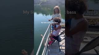 My little sisters first bass fishing bass [upl. by Reyam933]