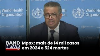 OMS declara emergência em saúde pública global por mpox  BandNews TV [upl. by Goth]