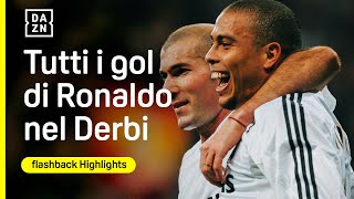 Tutti i gol di RONALDO il Fenomeno nel Derbi madrileño  Atletico MadridReal Madrid  LaLiga  DAZN [upl. by Whiting]