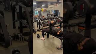 Straight Bench presses chestworkout corework triceps [upl. by Zaob209]