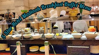 Dar Al Hijra InterContinental Madinah  Five Star Hotel Breakfast Buffet [upl. by Shelden]