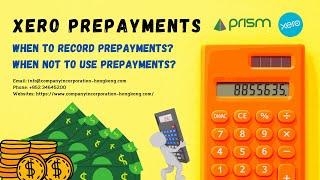 Xero Prepayments  When To Record Prepayments  Xero Accounting Software [upl. by Aratal729]