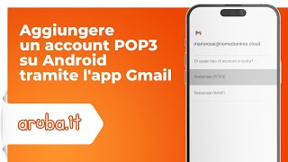 Aggiungere un account POP3 su Android tramite lapp Gmail [upl. by Anerda64]