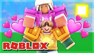 I CARRIED My GIRLFRIEND In Roblox Bedwars [upl. by Eimmas221]