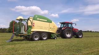 Silageballen pressen und wickeln mit Comrima CV 150 XC extreme [upl. by Tobe]